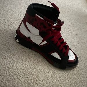 Dolce & Gabbana
Men's Red 2.zero Paneled High-top Sneakers